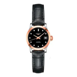 Đồng Hồ Nữ Longines Record Watch L2.320.5.57.2 Màu Đen