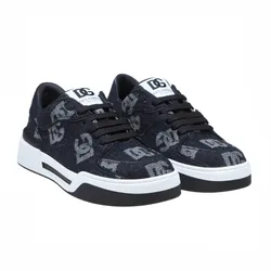 Giày Thể Thao Nam Dolce & Gabbana D&G New Roma With Denim Logo Màu Xanh Đen Size 40