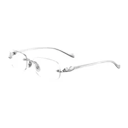 Kính Mắt Cận Nam Cartier Eyeglasses CT0058O 003 Màu Bạc