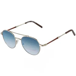Kính Mát Nam Salvatore Ferragamo Pilot Men Sunglasses SF224SG-062 Màu Xanh Bạc
