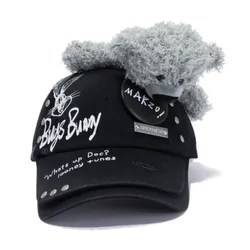 Mũ 13 De Marzo X Looney Tunes Bugs Bunny Cap Washed Black Màu Đen
