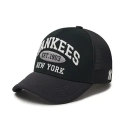Mũ MLB Varsity Lettering Mesh Cap New York Yankees 3AMCV0143-50BKD Màu Đen