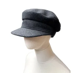 Mũ Nữ Hermès Newsboy Cap Màu Đen Size 57