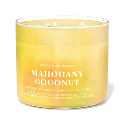 Nến Thơm Bath & Body Works Mahagony Coconut 3-Wick Candle 411g