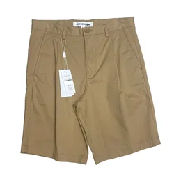 Quần Short Nam Lacoste Regular Fit Shorts FH6322 02S Màu Nâu Khaki Size 40