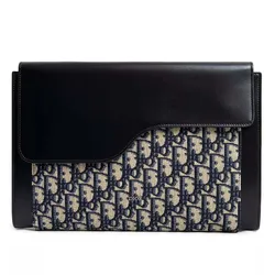 Túi Cầm Tay Dior Christian Homme Saddle Clutch Màu Đen