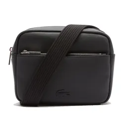 Túi Đeo Chéo Nam Lacoste Men's Classic Petit Piqué Reporter Bag NH3792HC 000 Màu Đen