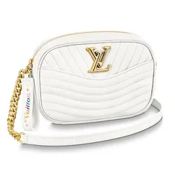 Túi Đeo Chéo Nữ Louis Vuitton LV Wave Camera White Shoulder Bag Màu Trắng
