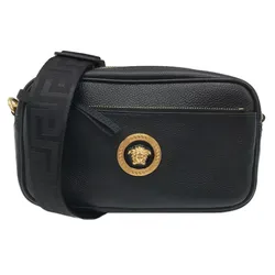 Túi Đeo Chéo Versace Medusa 2Way Leather Shoulder Bag Màu Đen