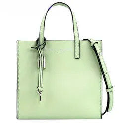 Túi Tote Nữ Marc Jacobs Grind Coated Mini Leather M0015685 331 Màu Xanh