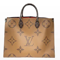 Túi Xách Nữ Louis Vuitton LV On The Go Monogram Canvas Màu Nâu Đen