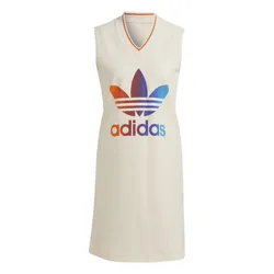 Váy Adidas Adicolor 70S V-Neck Dress IK7862 Màu Be Size XS