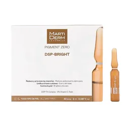 Ampoule Dưỡng Sáng Đều Màu Da, Giảm Đốm Sắc Tố MartiDerm Pigment Zero DSP Bright 30 x 2ml