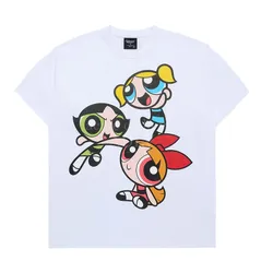 Áo Phông Acmé De La Vie ADLV The Powerpuff Girls Big Printing Artwork T-Shirt Màu Trắng