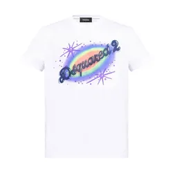 Áo Phông Nam Dsquared2 Tshirt S71GD1384 D20020 100 Màu Trắng Size S