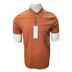 Áo Polo Nam Calvin Klein CK Logo SP40591364 - GC05 Màu Nâu Cam Size S