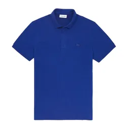 Áo Polo Nam Lacoste Men's Paris Regular Fit Stretch Piqué Shirt PH5522 BDM Màu Xanh Dương Size 3