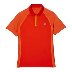 Áo Polo Nam Lacoste Recycled Polyester Polo Shirt with Ultra-Dry Technology DH5046 XIM Màu Đỏ Cam Size 2