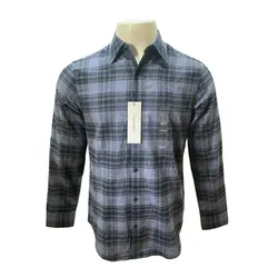 Áo Sơ Mi Dài Tay Nam Calvin Klein CK Plaid Flannel Classic Button-Down Shirt SP40590415 - GE05 Màu Xanh Kẻ Size S