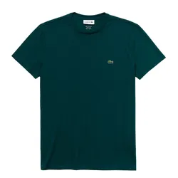 Áo Thun Nam Lacoste Men's Crew Neck Pima Cotton Jersey T-Shirt TH6709 GFS Màu Xanh Green Size 2