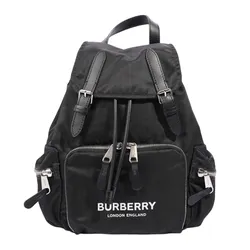 Balo Burberry Nylon Backpack MD Rucksack Black Màu Đen