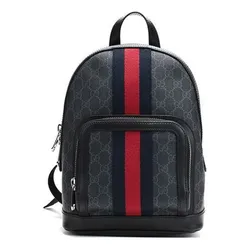 Balo Nữ Gucci Logo Backpack Black 598102-92TAN-1071 Màu Xám Đen