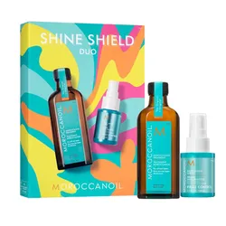 Bộ Đôi Bảo Vệ Và Nuôi Dưỡng Tóc Bóng Mượt Moroccanoil Shine Shield (100+ 50ml)