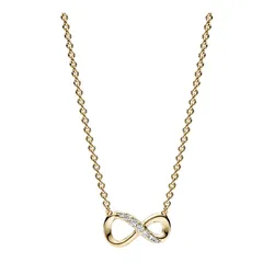 Dây Chuyền Nữ Pandora Moments 14K Gold Plated Infinity Necklace 368821C01 Màu Vàng Gold