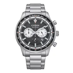 Đồng Hồ Nam Citizen Eco-Drive Chronograph CA4500-91E Màu Bạc Đen