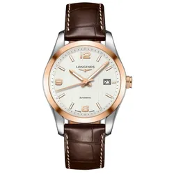 Đồng Hồ Nam Longines Conquest Classic L2.785.5.76.3 Màu Nâu Vàng