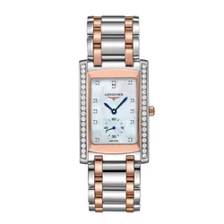Đồng Hồ Nam Longines Dolcevita Watch L5.655.5.89.7 Màu Vàng Hồng/Bạc