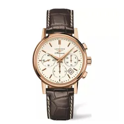 Đồng Hồ Nam Longines Heritage Watch L2.733.8.72.2 Màu Nâu