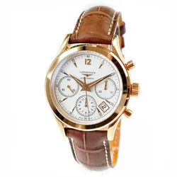 Đồng Hồ Nam Longines L2.742.8.76.2 Màu Nâu Vàng