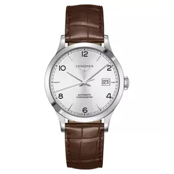 Đồng Hồ Nam Longines Record Automatic Chronometer L2.820.4.76.2 Màu Nâu Bạc