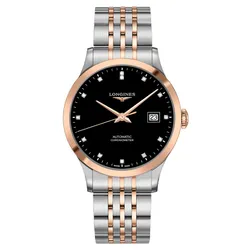 Đồng Hồ Nam Longines Record L2.821.5.57.7 Màu Bạc Đen