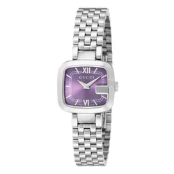 Đồng Hồ Nữ Gucci G-Gucci Stainless Steel Purple Dial YA125523 Màu Bạc Tím