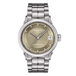 Đồng Hồ Nữ Tissot Luxury Automatic Bronze Dial Ladies T086.207.11.301.00 Màu Bạc