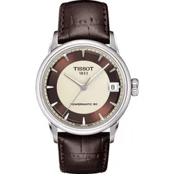 Đồng Hồ Nữ Tissot Luxury Automatic Ladies T086.207.16.261.00 Màu Nâu Bạc