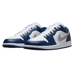 Giày Thể Thao Nike Air Jordan 1 Low  Midnight Navy 553558-141 Màu Xanh Navy Size 42.5