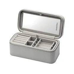 Hộp Đựng Đồ Trang Sức Pandora Grey Small Jewelry Box A012 Màu Xám