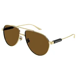 Kính Mát Gucci Aviator Sunglasses GG1311S 004 61 Màu Nâu