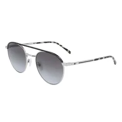 Kính Mát Nam Lacoste Rounded Classic Sunglasses L228S 038 Màu Xám