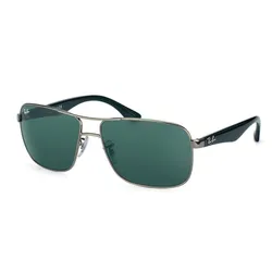 Kính Mát Nam Rayban Mens Pilot Sunglasses RB3516 004/71 59 Màu Xanh Green