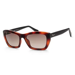 Kính Mát Nữ Salvatore Ferragamo Women Fashion 55mm Tortoise Sunglasses SF958S-214 Phối Màu