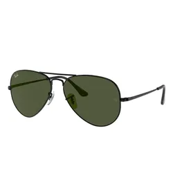 Kính Mát Rayban Aviator Metal II Sunglasses RB3689 914831 62 Màu Xanh Green