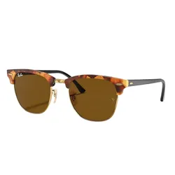 Kính Mát Rayban Clubmaster Fleck Sunglasses RB3016 1160 49 Màu Nâu