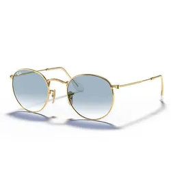 Kính Mát Rayban Light Blue Gradient Round Sunglasses RB3447N 001/3F 53 Màu Xanh Nhạt