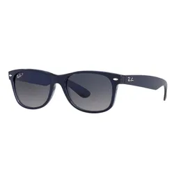 Kính Mát Rayban New Wayfarer Polarized Sunglasses RB2132 660778 55 Màu Xanh Lam