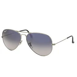 Kính Mát Rayban Aviator Sunglasses RB3025 004/78 58-14 Màu Xanh Xám