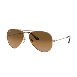 Kính Mát Unisex Rayban Team Wang Light Brown Gradient Aviator Sunglasses RB3025 903551 62 Màu Nâu